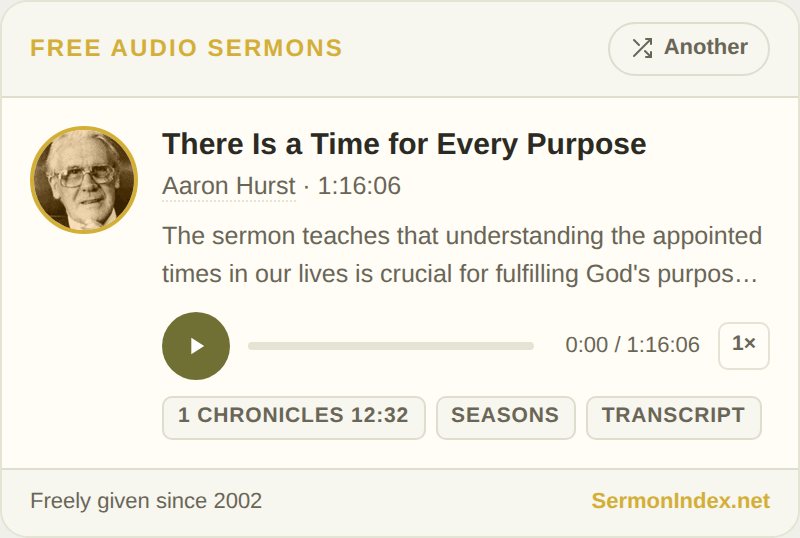 The SermonIndex sermon widget running on a website
